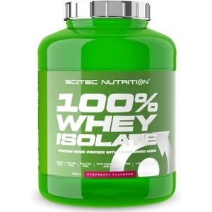 Scitec Nutrition 100% Whey Isolate - Pure Protein Power met BCAA's - Glutamine & Arginine - Suiker- & Glutenvrije Formule, 2 kg, Framboos