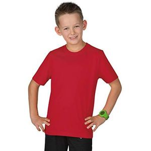 Trigema T-shirt voor jongens van 100% katoen, rood (kersen), 152 cm
