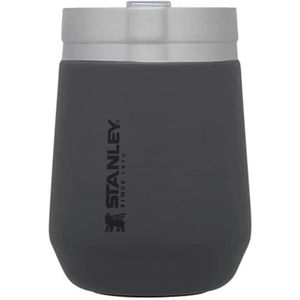 Stanley Go Everyday Tumbler 0.29L Charcoal - Roestvrijstalen beker voor wijn, cocktails, koffie, thee - Houdt 5 Uur Koud / 1.5 Uur Heet - BPA-Vrij - Vaatwasmachinebestendig
