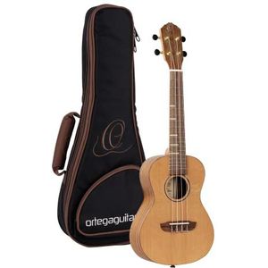 Ortega Guitars Concert ukelele - Timber Series - inclusief gigbag - massief cederhout, walnoothout, okoumé (RUTI-CC)