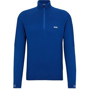 BOSS Zolet Knitted Sweatshirt voor heren, bright blue, XXL