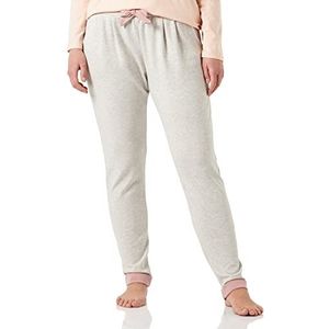 Short Stories Damesbroek, mesh pyjamabroek, naturel melange, normaal