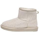Only Dames Onlfeodora Teddy Lined Rhinestone Boot, beige, 37 EU, beige, 37 EU