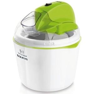 Taurus Tasty NCream IJsmachine, 12 W, 1,5 l, kunststof, wit en groen