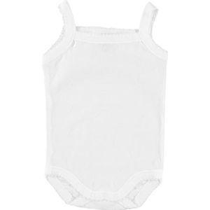 BABIDU Babybody met dunne bandjes, 100% zacht en ademend katoen, ideaal voor pasgeboren meisjes en jongens, comfortabele babykleding, mouwloze body voor baby's tot 36 maanden, uniseks