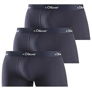 s.Oliver 3-pack heren hipster, Navy Blauw, S