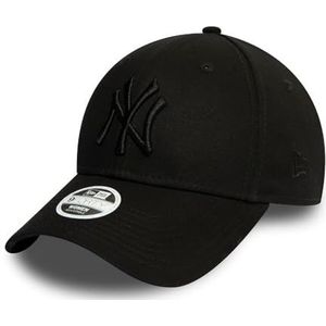 New Era New York Yankees MLB League Essential Ton-sur-Ton Zwart 9Forty Verstelbare Damespet