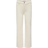 KIDS ONLY Kogjuicy Wide Leg DNM Cro Noos jeansbroek voor meisjes, ecru, 134 cm