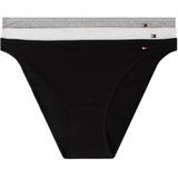 Tommy Hilfiger Dames 3P LRX DIPPED BIKINI (EXT.MATEN) UW0UW06131 Brief, Wit, XS, Wit (Zwart/Lichtgrijs Htr/Wit), XS