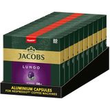 Jacobs Lungo Intenso Koffiecapsules, Intensiteit 8 van 12, 200 Nespresso Compatibele Capsules, 10 x 20 Capsules