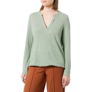 s.Oliver T-shirt voor dames, lange mouwen, groen 40, groen, 40