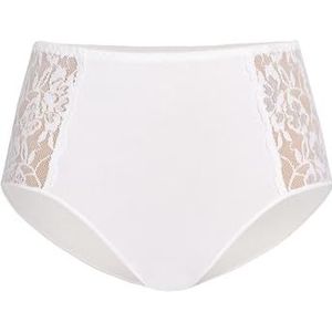 Teyli - Slip - Wit - Katoen - Versierd met Kant