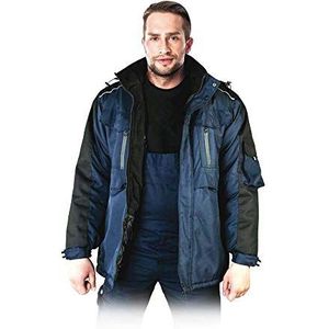 Reis WIN-Bluberxxxl gevoerde beschermende jas, donkerblauw-zwart, maat XXXL