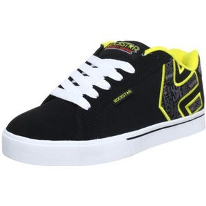 Etnies Heren Rockstar Fader 1.5 Skateboardschoenen, Zwart Zwart Wit Geel 981, 39 EU