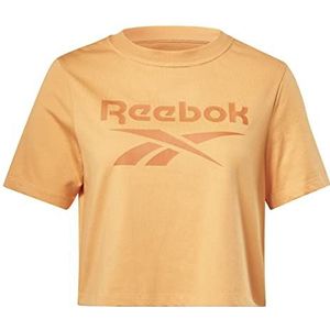 Reebok Dames Identity Crop T-Shirt, Grijs, M, Grijs, L