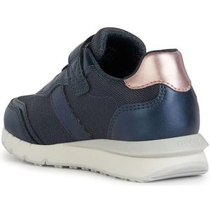 Geox J Fastics Girl B Sneakers voor meisjes, Dark Navy Old Rose, 39 EU