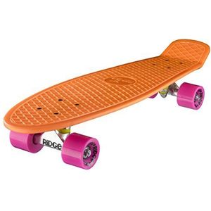 Ridge Mini Cruiser Skate 69 cm 27 Skateboard MONOPATIN Board 68,6 x 19 cm Oranje/Roze