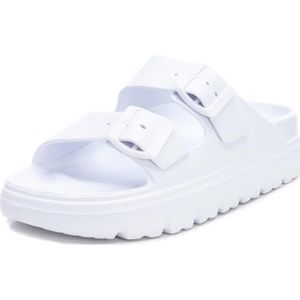 XTI 142550, platte sandalen voor dames, Wit, 39 EU