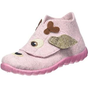 Superfit Happy WOLFILZ pantoffels, roze 5520, 22 EU