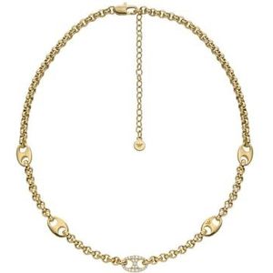 Emporio Armani Zilverkleurige damesketting met karabijnsluiting