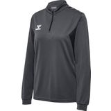 Hummel - hmlAUTHENTIC HALF ZIP SWEAT WOMAN - Trainingsjack - Asphalt