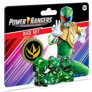 Power Rangers: RPG Dice Set Green - Dobbelstenenset - Renegade Game Studios