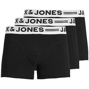 JACK & JONES Sense Trunks Boxershorts voor heren, 3 stuks