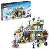 LEGO Friends Vakantie skipiste en café Wintersport Set met Dieren Figuren 41756