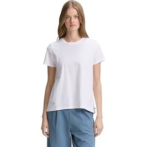 TOM TAILOR DENIM - Shirt - Wit - Jersey - Kwartmouw