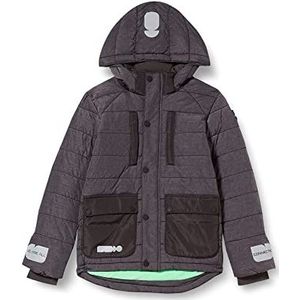 s.Oliver Gewatteerde jas met fleecevoering, gemengd grijs, 104 cm