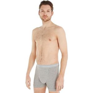 Calvin Klein heren Boxer Briefs 3p kofferbak, Grijze Hei, XS