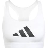 adidas - Powerreact Big Logo Graphic - Sportbeha - Racerback - AEROREADY