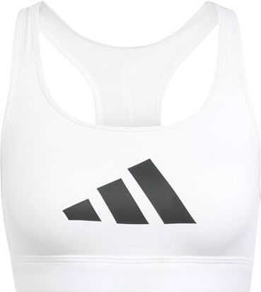 adidas - Powerreact Big Logo Graphic - Sportbeha - Racerback - AEROREADY