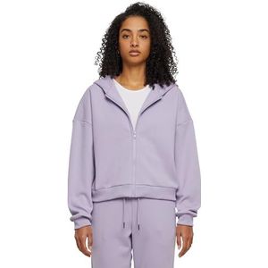 Urban Classics Dames Cozy Short Zip Hoody Capuchontrui, Dustylilac, 4XL