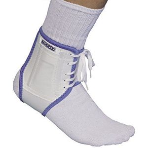 MIKROS Enkelbandage 100-vinyl Sport, wit, maat XXS (schoenmaat 34-35)