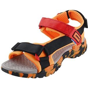 Geox J Borealis Boy Sandaal, oranje/rood, 33 EU, oranje-rood., 33 EU