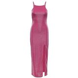 ONLY - ONLCALLA - Jurk - Magenta - Mouwloos - 7/8 lengte