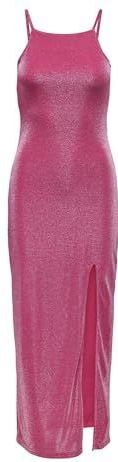 ONLY - ONLCALLA - Jurk - Magenta - Mouwloos - 7/8 lengte