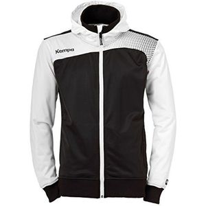 Kempa Herenjas Emotion capuchonjas, zwart/wit, 3XL