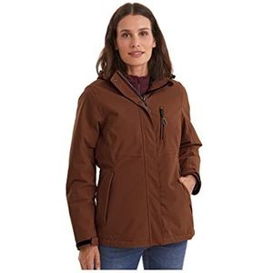 Killtec Kow 140 Wmn Jckt functionele jas voor dames, winterjas met afritsbare capuchon, 00544-herfstbladeren, 48