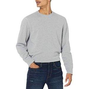 Amazon Essentials Heren lange mouwen lichtgewicht Franse badstof ronde hals sweatshirt, lichtgrijs Heather, X-Large