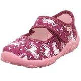 Kinderschoen - Bordeaux - Glitters - Eenhoornmotief - Klittenbandsluiting