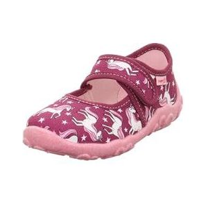 Kinderschoen - Bordeaux - Glitters - Eenhoornmotief - Klittenbandsluiting