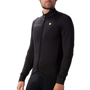 Alé Cycling Heren Solid Fondo 2.0 shirt met lange mouwen, zwart, L