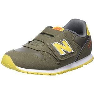 New Balance Jongens 373 klittenbandsluiting sneakers, groen, 21 EU