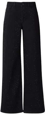 comma - Jeans - Wijde Pijpen - Denim - Middelhoge Tailleband - 5-Pocket Ontwerp