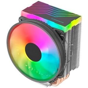 Watio Wave ARGB Dual Ventilator 120mm Zwart Universele Compatibiliteit, Hoog rendement, Elegant Design, Ideaal voor Koelsystemen* #*