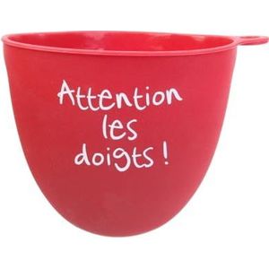 COOK CONCEPT - Manique Gant Poignee De Pincement Cuisine Four Anti Chaleur Silicone Protection Mots Fun - Coloris Aléatoire !