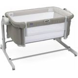 Chicco - Next2Me Magic Evo - Wieg - Beige - Inclusief Matras en Reistas