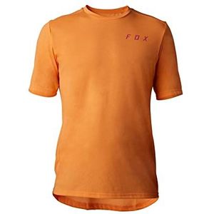 Fox Racing Ranger Dri Release Mountainbike-shirt voor heren, korte mouwen, Race - Day Glo Oranje, S